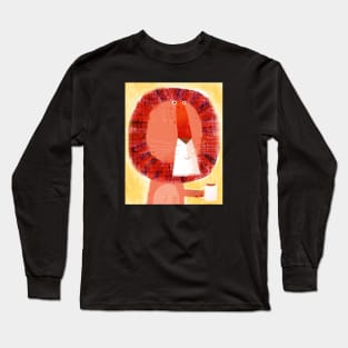 Lion Coffee Long Sleeve T-Shirt